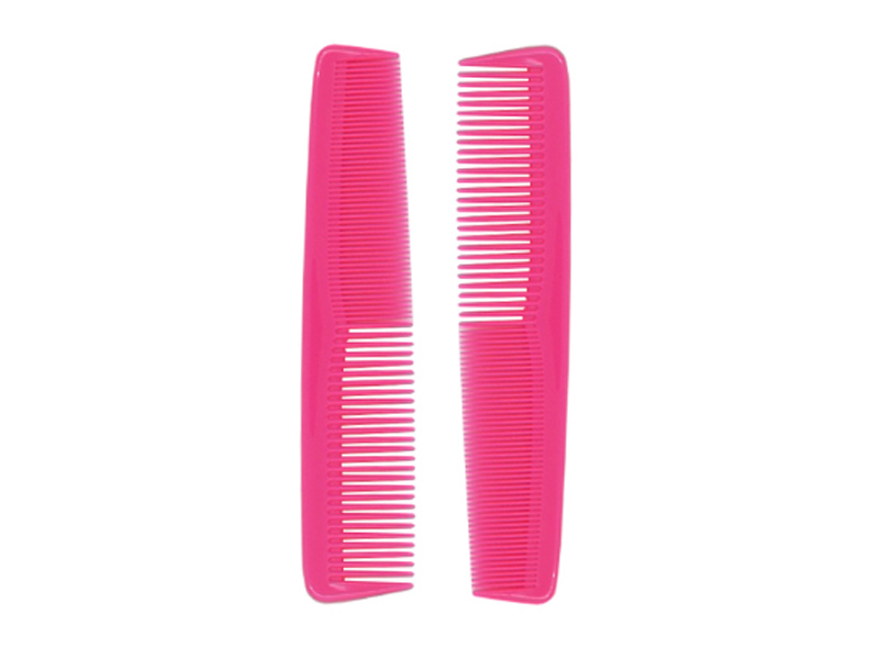 Fancy pink color hairdressing cutting comb high quality woman hair comb