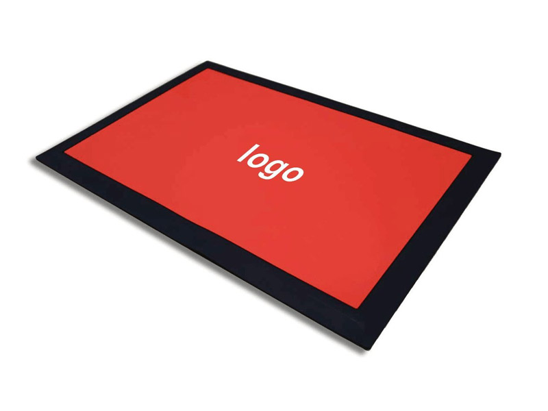 Berber Custom Logo Mats hair salon Professional Mat, Anti Slip, Salon and Barbershop Station Mat