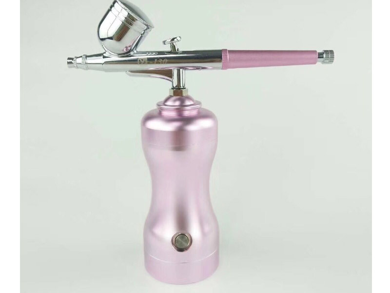 pink color Airbrush Kit Professional Air gun body painting Art Air Brush  custom your logo