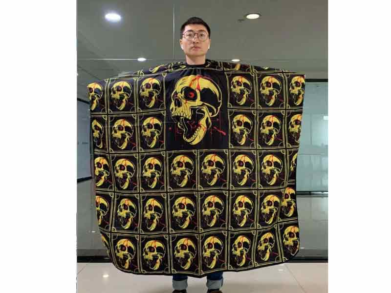professional Skull  Hair Cutting Cape! - Skull barber cape available add your logo