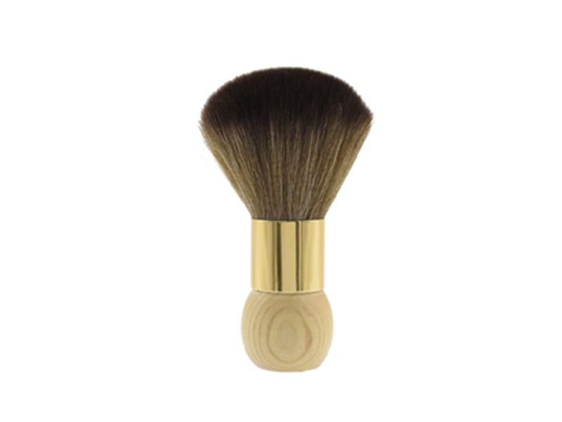 Neck Hair Duster Brush Professional Barber Brush Salon Home Barbershop Ultra Soft Gentle Bristles Natural Wooden Hand 