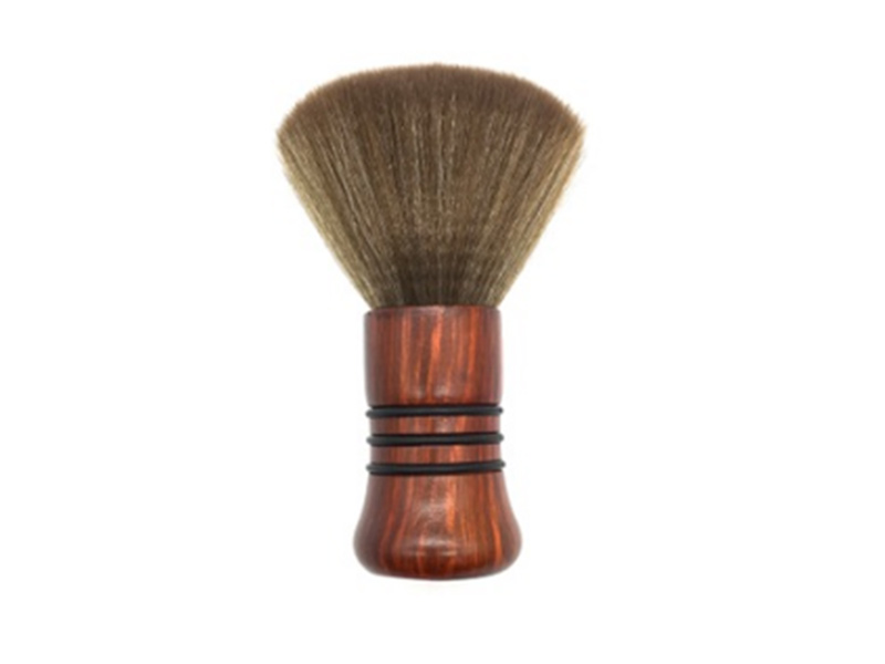 NECK DUSTER CLEAN BRUSH | WOODEN BARBER HAIR CUT HAIRDRESSING TOOL logo customized