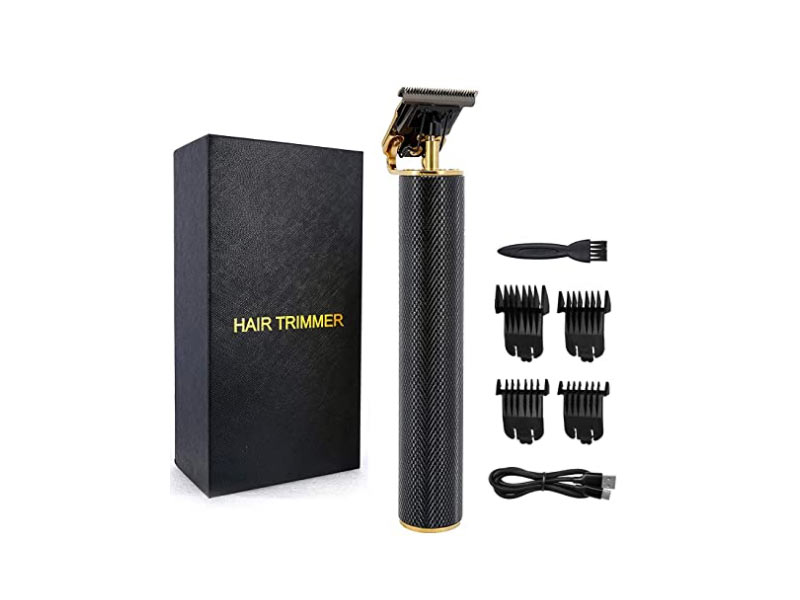 Professional Cordless Outliner Hair Trimmer for men for barber shop black
