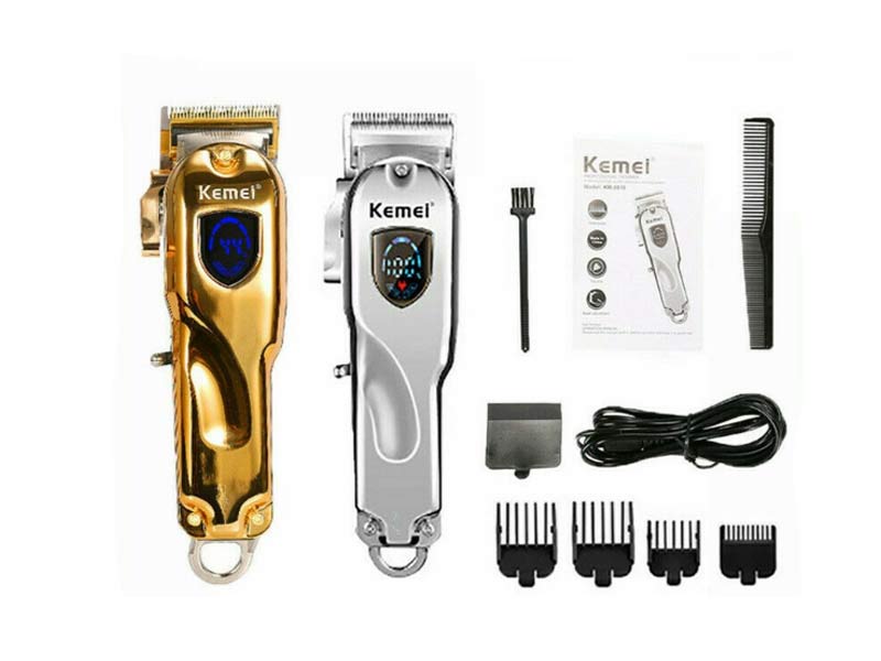 Kemei-2010 All-metal Professional Barber Hair Clipper Electric Cordless Trimmer