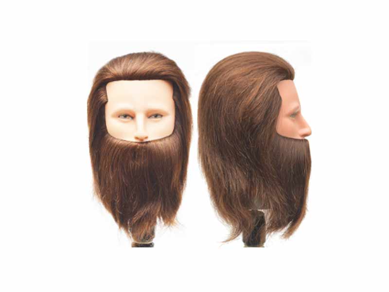 hair model with beard