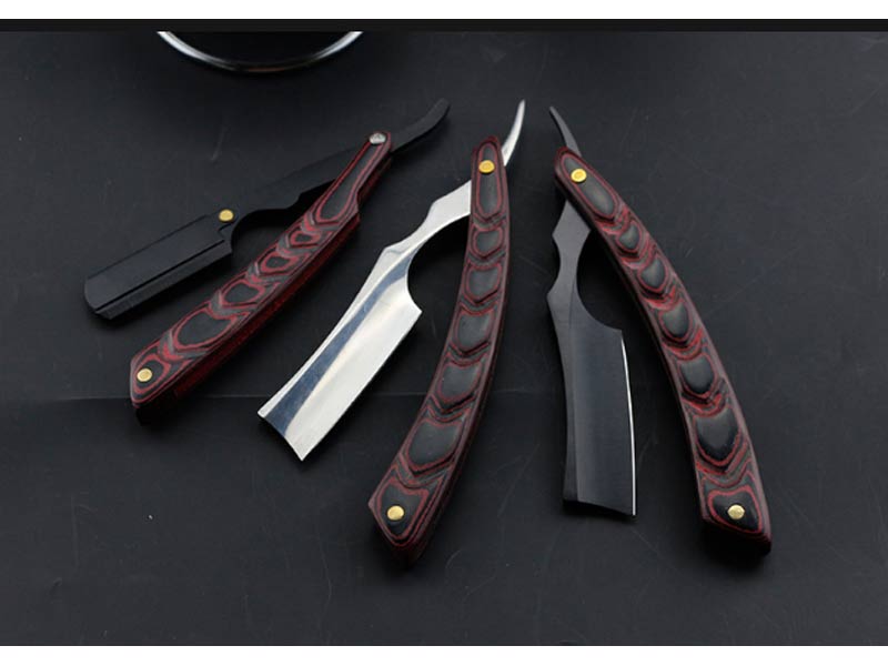 Safety Blades Cutting Custom Handle Beard Adjustable Straight Shaver Razor