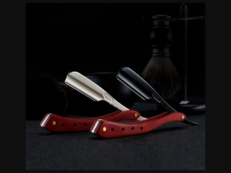 Wood Straight Razor