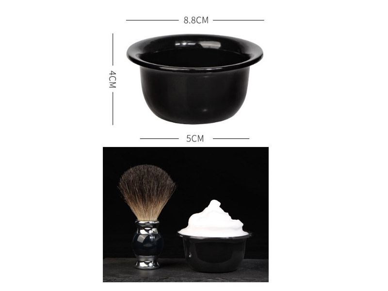 Men's shaving foam soap bowl/beard brush bowl plastic soap bowl/hairdressing scraper shaving to foam bowl