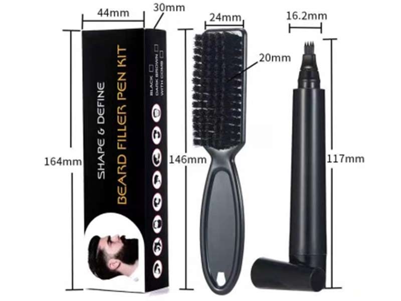 Beard Pen Beard Filler Pencil Beard Enhancer Waterproof Moustache Colo